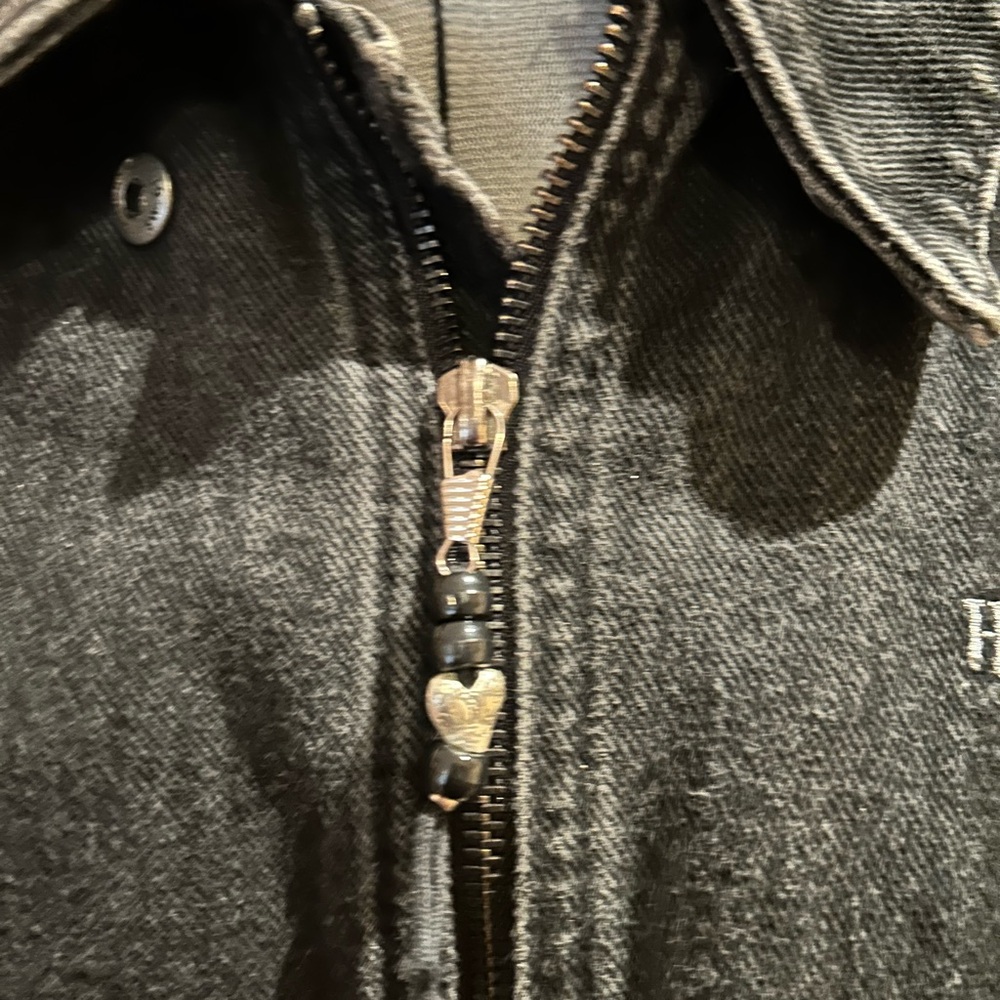 Harley-Davidson woman’s jacket Size M like new worn twice  black denim